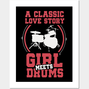 Drummer Girl Love Story Posters and Art